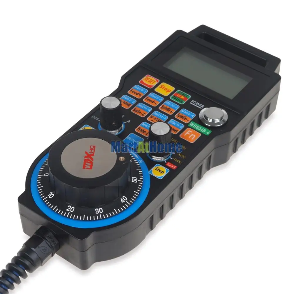 CNC 4/6 Axis Mach3 5M USB Ручной импульсный генератор MPG подвесной ручной контроллер колеса