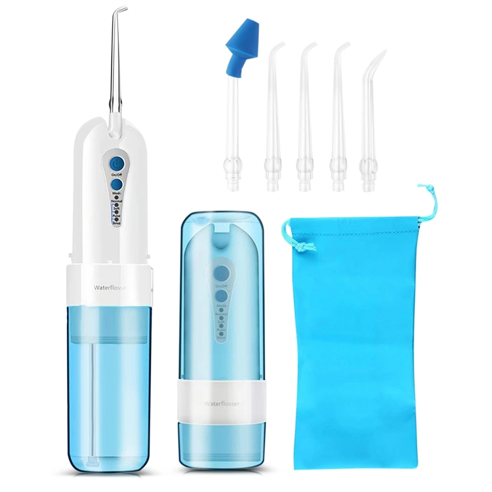 

200ml Water Tank IPX7 Waterproof Portable Oral Irrigator Kit 2000mAh Li-ion battery 20 - 30 days Use time