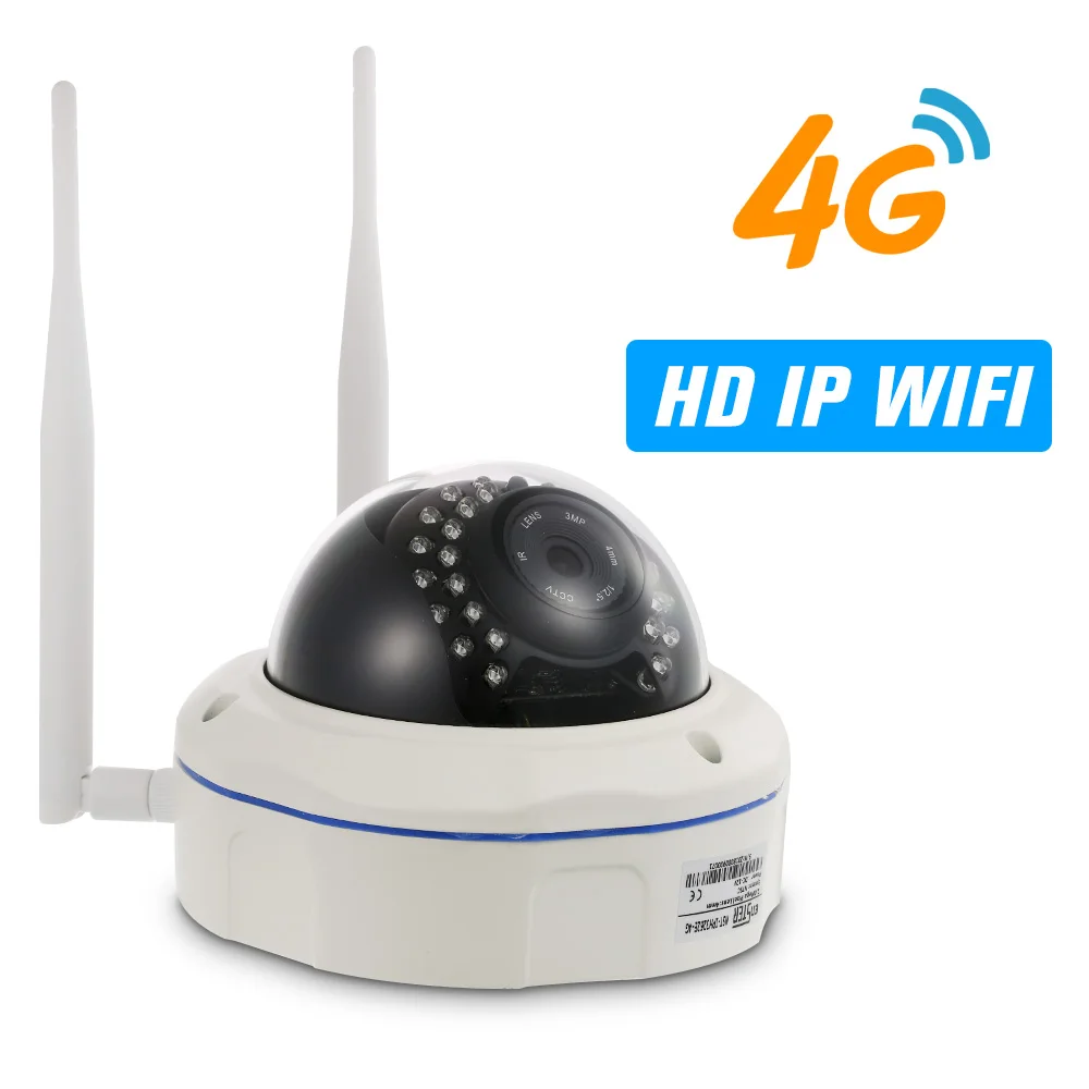 Беспроводная IP камера видеонаблюдения 1080P 4G с ночным видением|Камеры