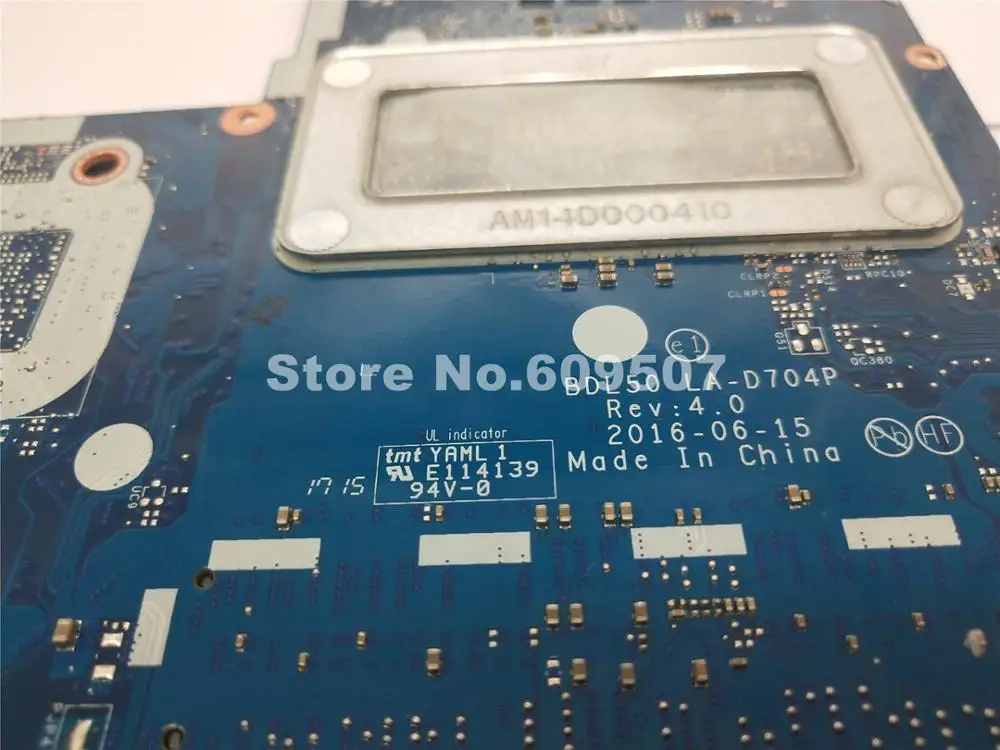  854939-601 854939-001 for HP 15-AY 15-AY028CA 15-AY015DS Laptop Motherboard BDL50 LA-D704P SR2EU I3
