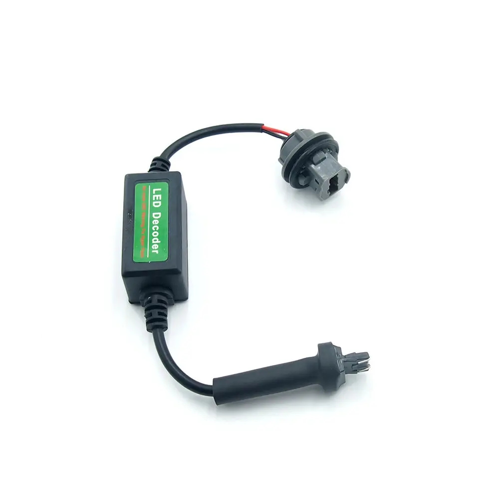 

2Pcs Car Light Headlight Decoding Line 7443 T20 LED Light Decoder Adaptor Warning Canceller Error Free Anti Canbus 2019 Hot New