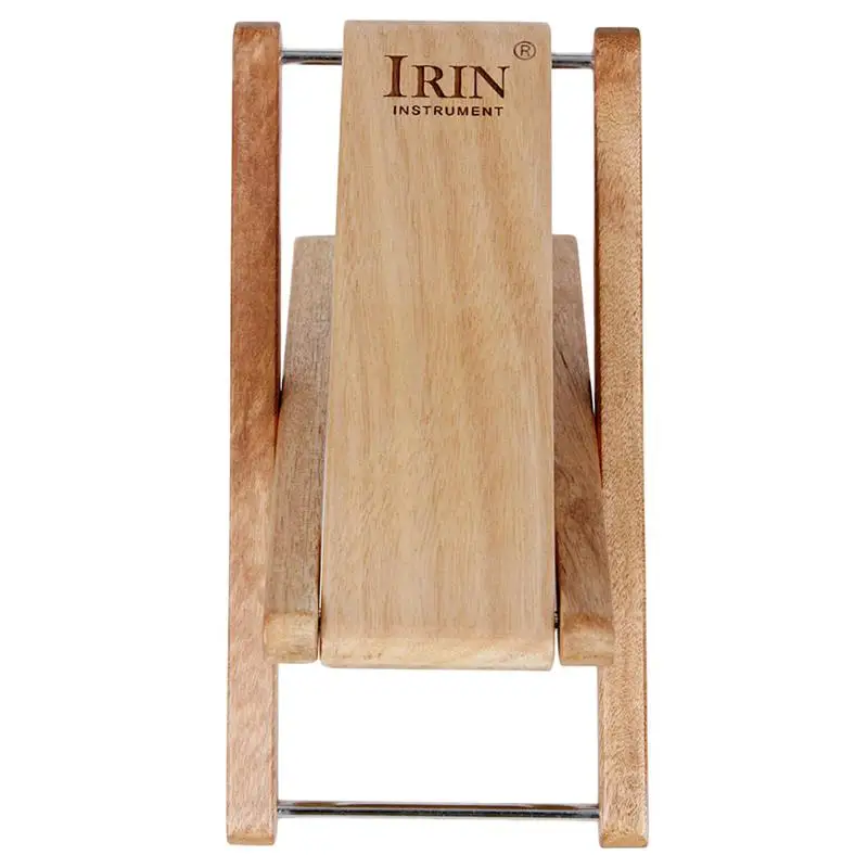 1PC Guitar FootStool Portable Solid Wood Stable 3 Level Adjustable Foot