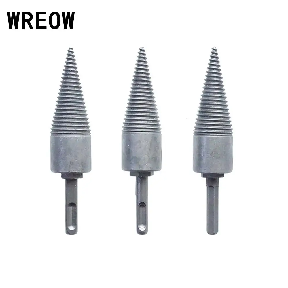

Small Type Splitting Drill Bit safe wood breaker tool efficient Splitting wood cone Screw Cone Driver Kindling Firewood Cut Tool