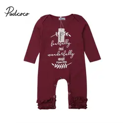 Цветок новорожденных штаны с оборками для маленьких девочек наряд с комбинезоном Одежда от 0 до 18 месяцев на выбор