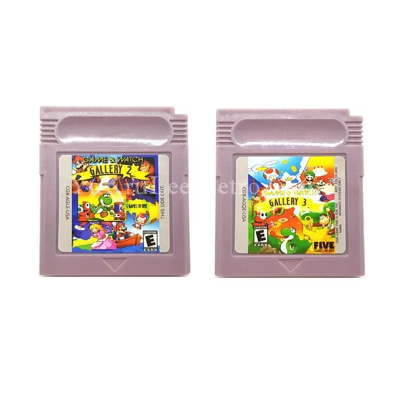 

Video Game Cartridge Card Game & Watch Gallery for 16 Bit Game Console US/EU General Version English Language