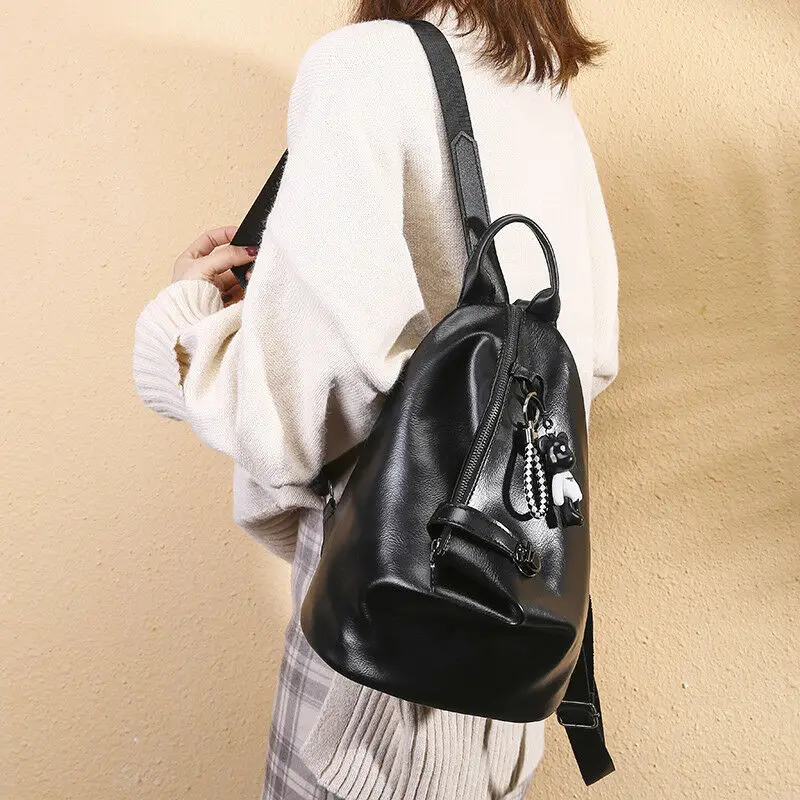 

Fashion women's backpack college wind PU leather solid color mini rhombic small fragrance shoulder bag