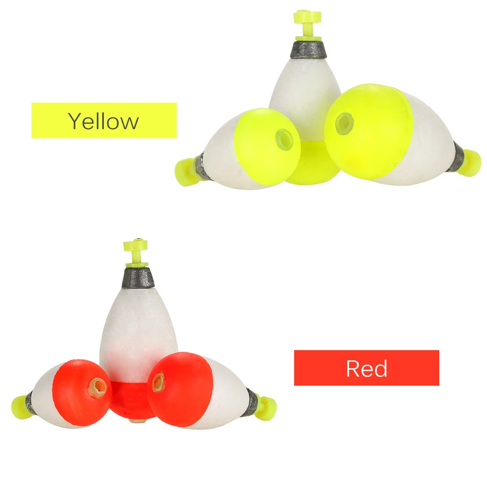 

3PCS Fishing Float EVA Fish Drift Floats Assorted Sizes Fish Buoy for Sea Carp Fishing Tackle