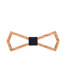 Галстук-бабочка производители высокого качества Свадебный Детский галстук-бабочка ручной работы креативный твердый деревянный лук галстук жениха Лучший человек лук