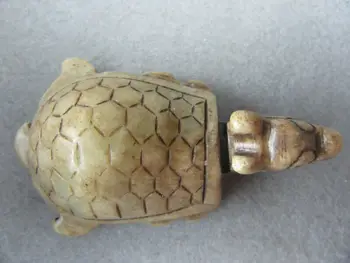 

Collectable Chinese Stone Carved Zodiac Animal Turtle Exquisite Small Statues