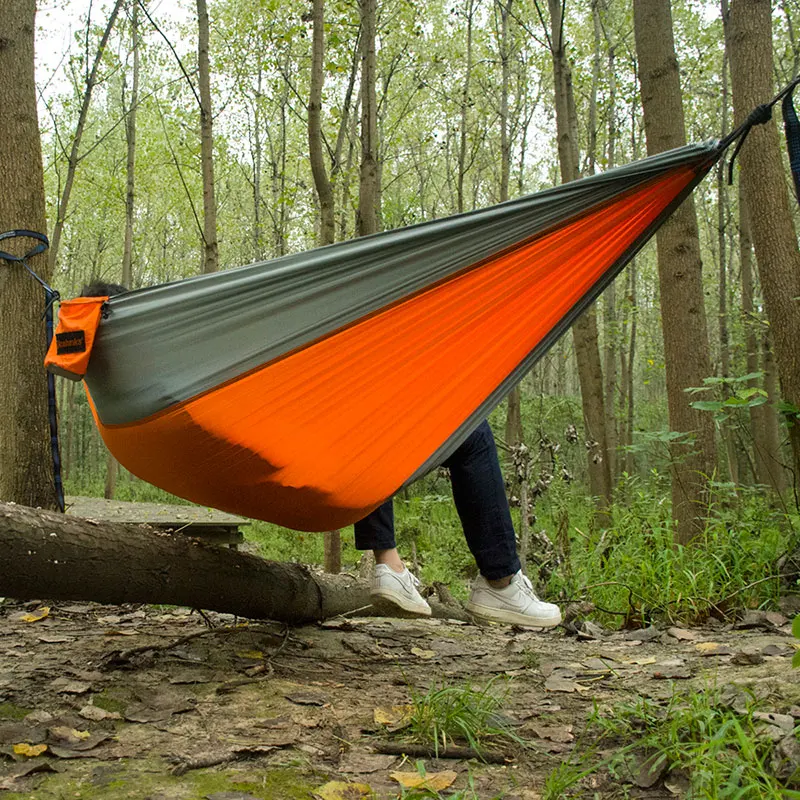 Outdoor Camping Hammock Sports Leisure Travel Hang Bed Double 2 Person camouflage Ultralight Travel Parachute Home Hammocks