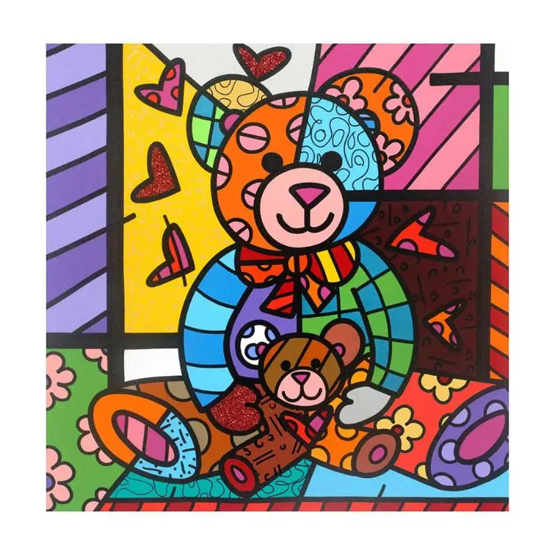 

5D DIY Full/Part Drill Diamond Painting Bear Animal Cross Stitch Embroidery Mosaic Kit Home Decor Gift Crystal Art