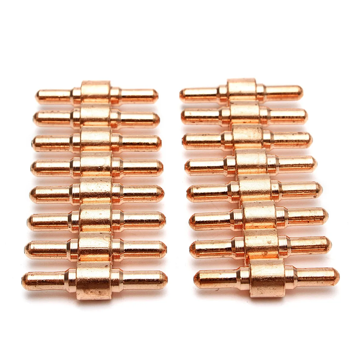 46Pcs/Set Ceramic Copper Air Plasma Cutting Cutter Consumables Extended TIP Nozzle Electrode For PT31 LG40 Torch CUT-50D