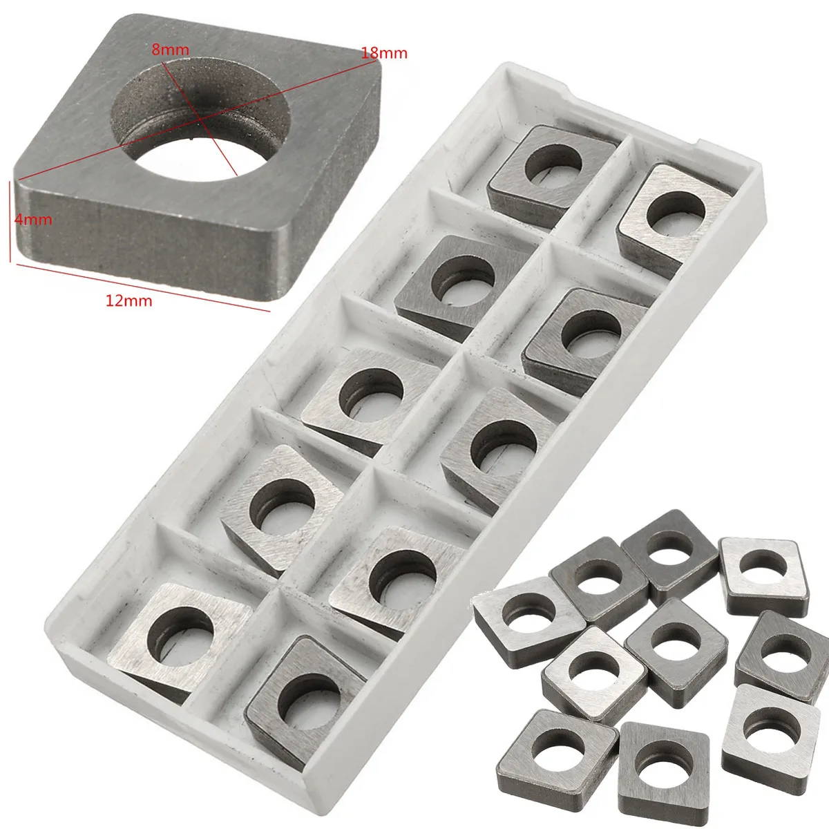 10pcs STM1603//MD1504//MV1603 Carbide Inserts Shims Seat Plate Fit CNC Tool Holder