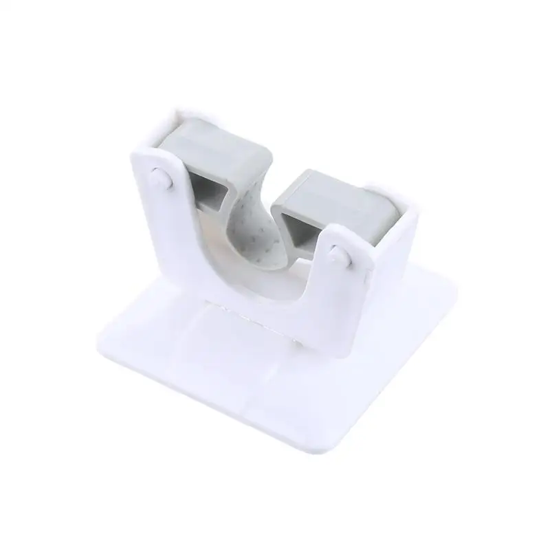 2 Pcs Mop Holders Wall Mounted No Drilling Kitchen Bathroom Racks for Toilet | Дом и сад