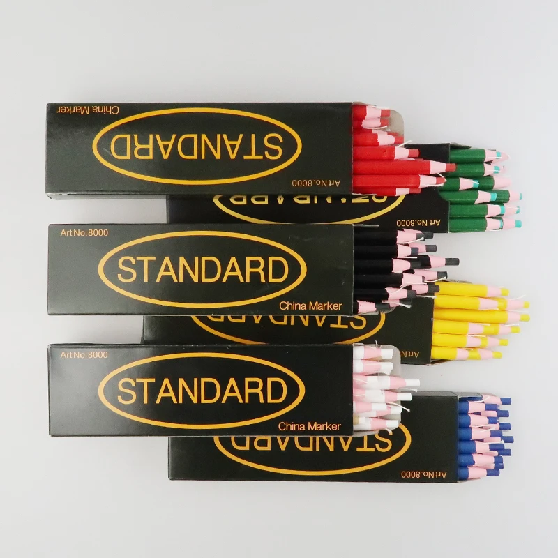 

12pcs/box Cut-free Tailor's Chalk Pencils Fabric Marker Disappearing Marker Craft Garment Pencils Sewing Tools
