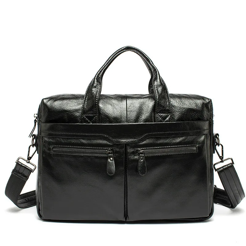 

Document/office Bags For Men Computer Bag Male Messenger Bag Leather Laptop Briefcase Bag 14 Business Men Briefcase Totes