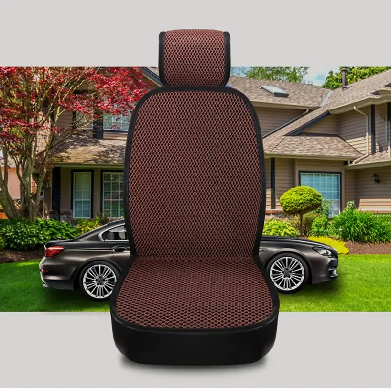 Воздухопроницаемая подушка для автомобильного сиденья, 3D сетчатый чехол для автомобильного сиденья, подходит для большинства автомобилей, грузовиков, автомобильные защитные сиденья, автомобильные аксессуары