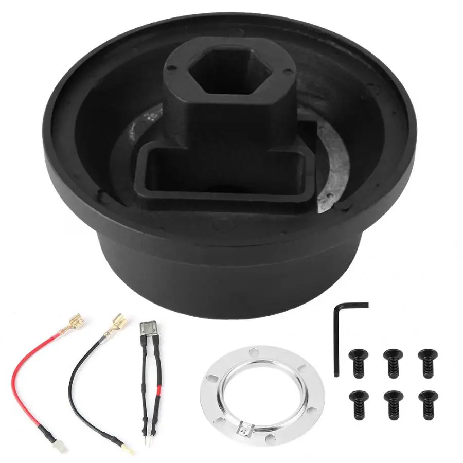

Car Steering Wheel Hub Quick Release Adapter Kit For FORD Fiesta Focus Mondeo Mustang Aluminum alloy Black