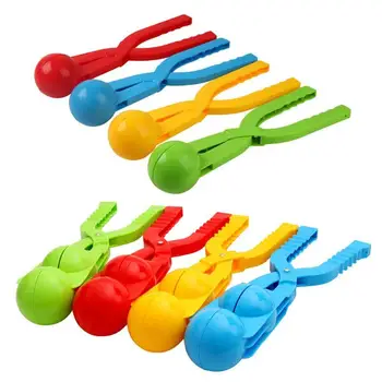 

1pc Winter Plastic Snowball Clip Snow Ball Maker Outdoor Sports Kids Toys Snow Making Sand Mold Tool