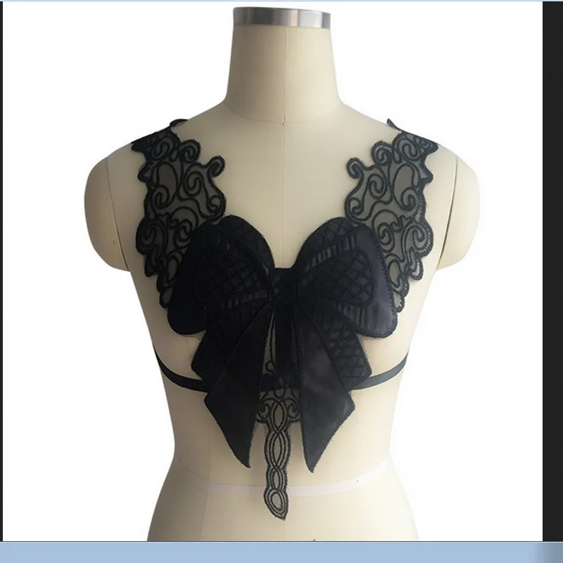 

Hot Sexy Women's Lingerie Hollow Cage Bow Bra Tops Push Up Bralette Bustier