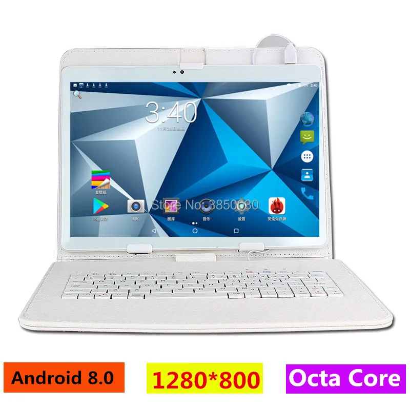 10 InchTablet PC 3G 4G LTE MT8752 Восьмиядерный 4 Гб ОЗУ 64 ПЗУ две sim карты 5 0 Мп Android 8 GPS 1280*800 IPS
