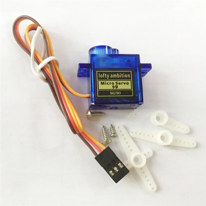 

10 Pcs Lofty Ambition SG90 9g 1.6kg Mini Micro Servo Smart Electronics for RC 250 450 Helicopter Airplane Car Boat Spare Part