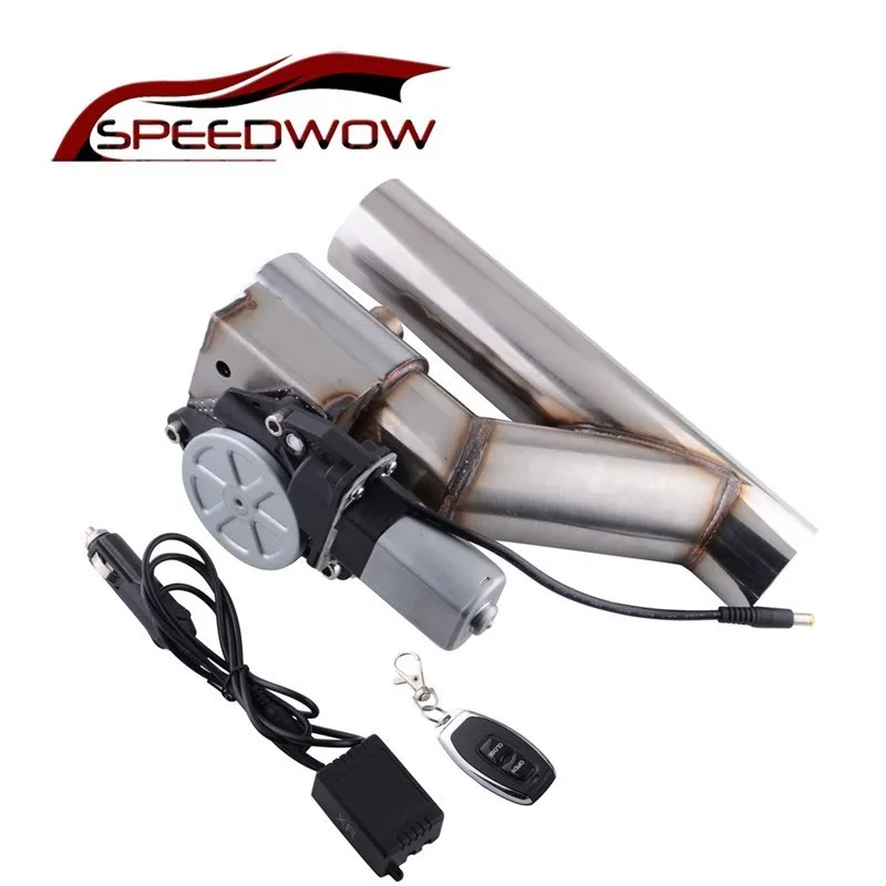 SPEEDWOW 2 5 дюймов нержавеющая сталь заголовки Y трубы Электрический выхлопной Catback