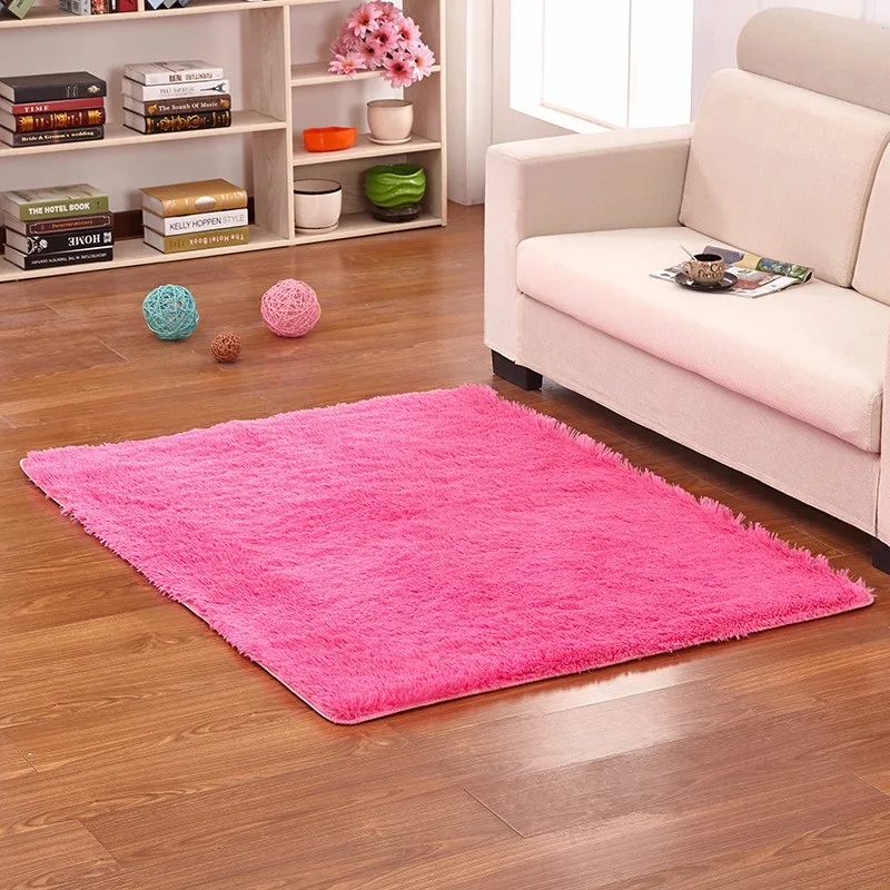Plush Soft Shaggy Carpet 50x80cm Non slip Floor Mats Faux Fur Area Rug