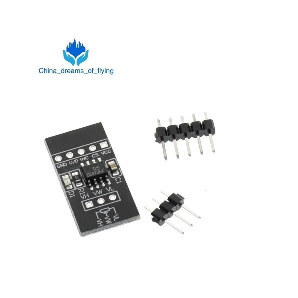 

TZT 1PCS NEW X9C103S Digital Potentiometer Module for Arduino