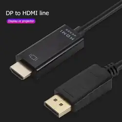 6 футов 4 к * 2 к DP HDMI адаптер Высокое качество Дисплей порты и разъёмы штекерным для Hdmi кабель для HDTV DP к HDMI конвертер для проектора мониторы