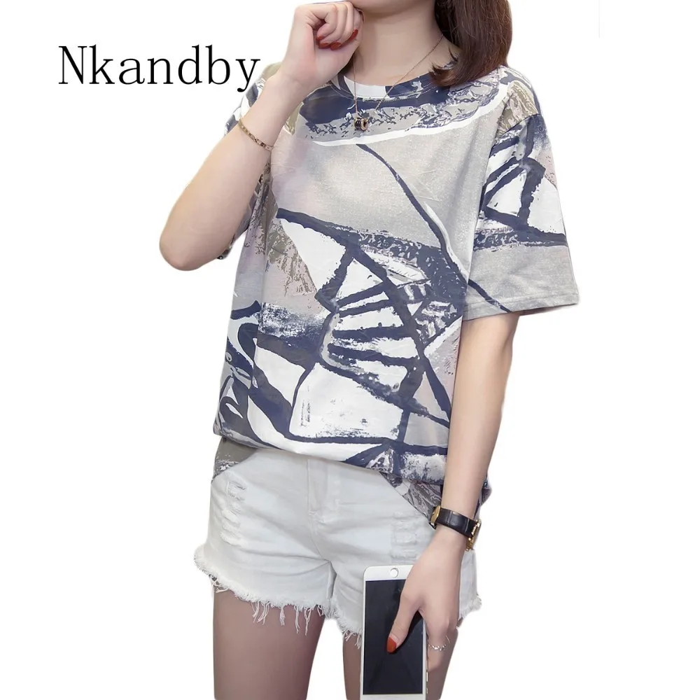 

Plus Size Vintage T Shirts Women Summer Loose Vogue Aesthetic Tshirts Short Sleeve Oversize Ulzzang Tops Tees Female 4xl T-shirt