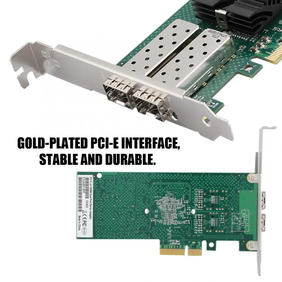 

PCI-E Dual Port 1Gbps SFP Gigabit Server Ethernet Network Card Adapter for intel 82576