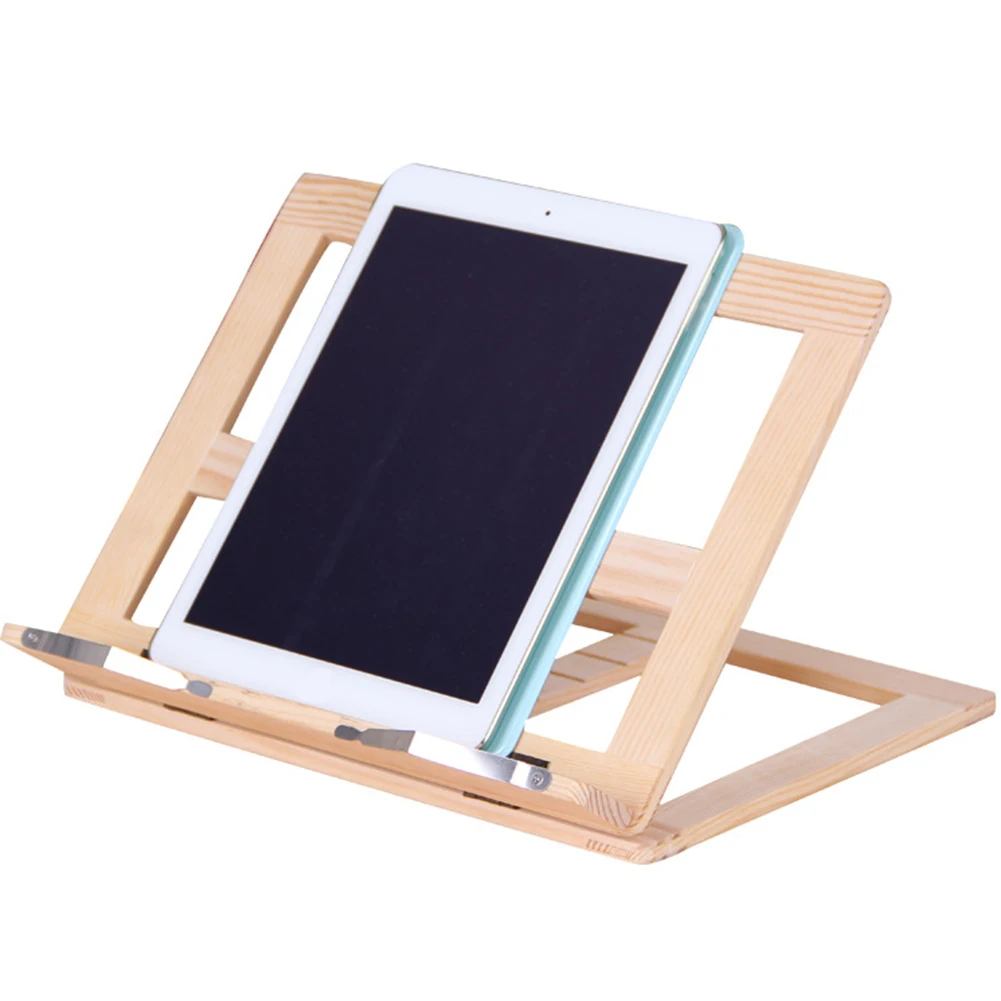 

Wooden Frame Reading Bookshelf Bracket - Book Reading Bracket Tablet PC Support Music Stand Wooden Table Drawing Easel #0116