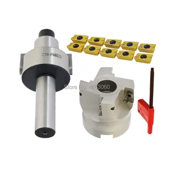 

Straight Shank C12 FMB22 C16 FMB22 C20 FMB22 +BAP400R 50 22 Face Milling CNC Cutter + 10pcs APMT1604 Inserts For Power Tool