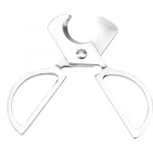 Портативный Нержавеющая сталь карман двойное лезвие, нож для сигар Ножи Ножницы Высокое качество аксессуары для курения