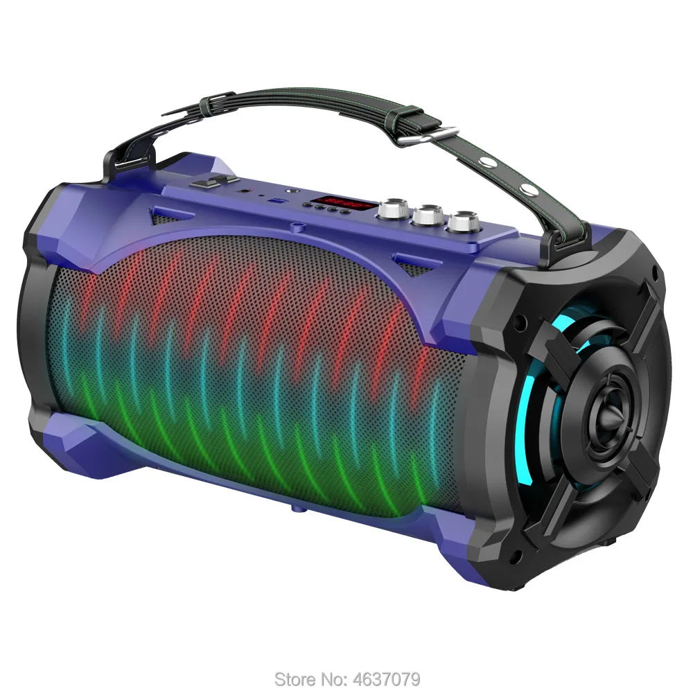 Bazooka сверхмощный портативный уличный bluetooth динамик сабвуфер с микрофоном супер