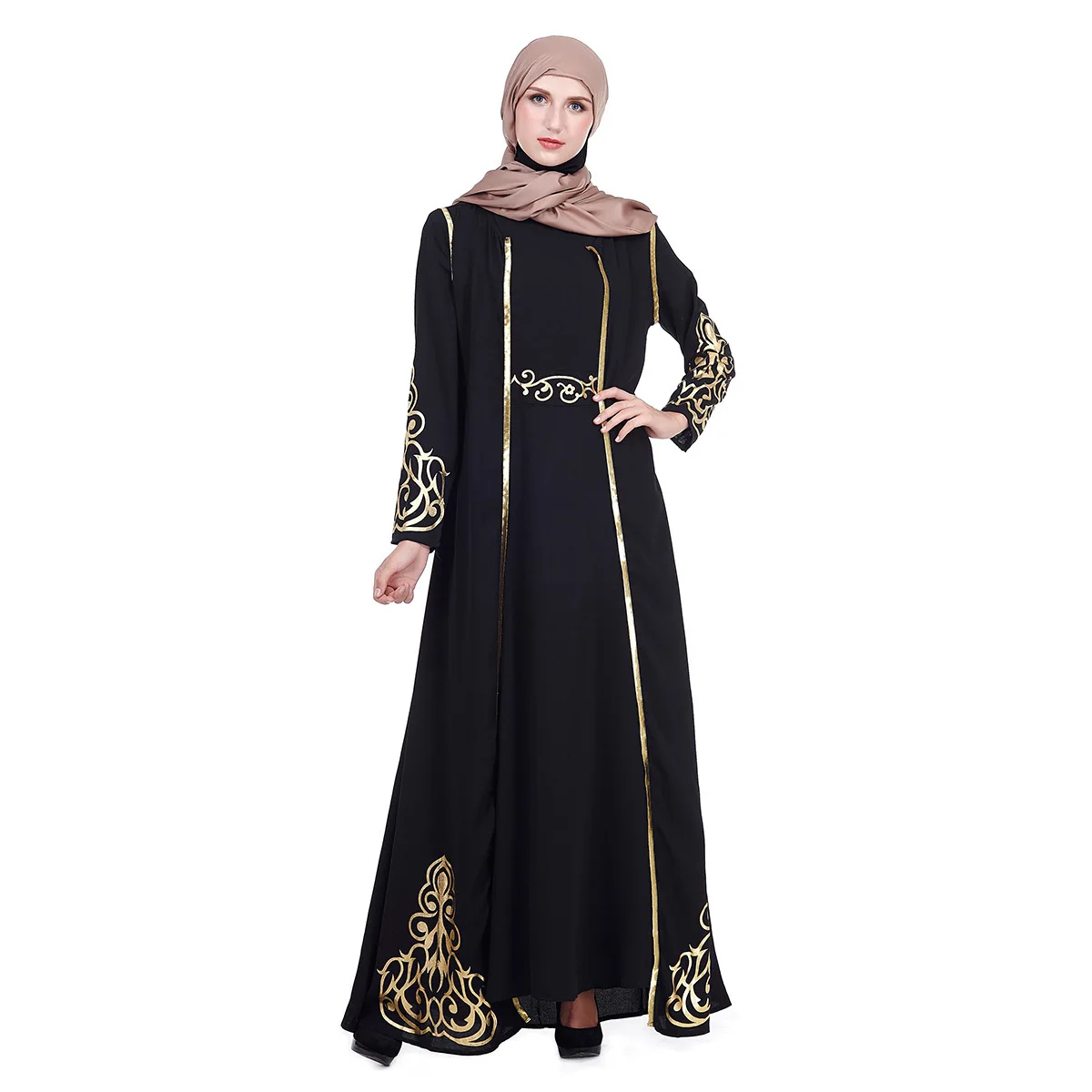 abaya dubai muslim dress ramadan islamic clothing Flowers abaya dubai muslim dress ramadan islamic clothing Flowers