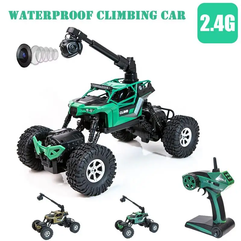 

Remote Control Cars with FPV Camera HD 720P 2WD 1/18 Scale 2.4Ghz RC Trucks Electric Car for Adults Kids Controlled by WiFi