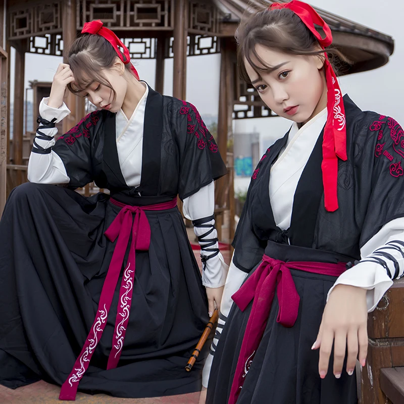 Национальный костюм ханьфу Древний китайский Карнавальный Костюм Hanfu женская