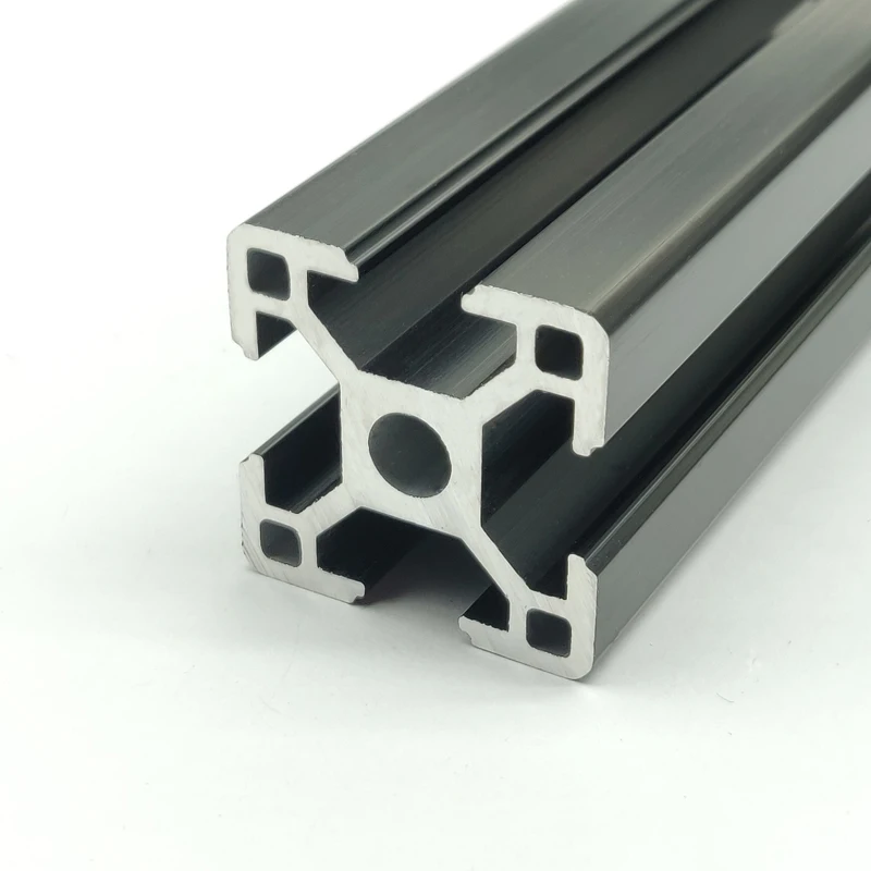 

2pcs 3030 BLACK Aluminum Profile Extrusion European Standard Anodized Linear Rail Aluminum Profile 3030 CNC 3D Printer Parts