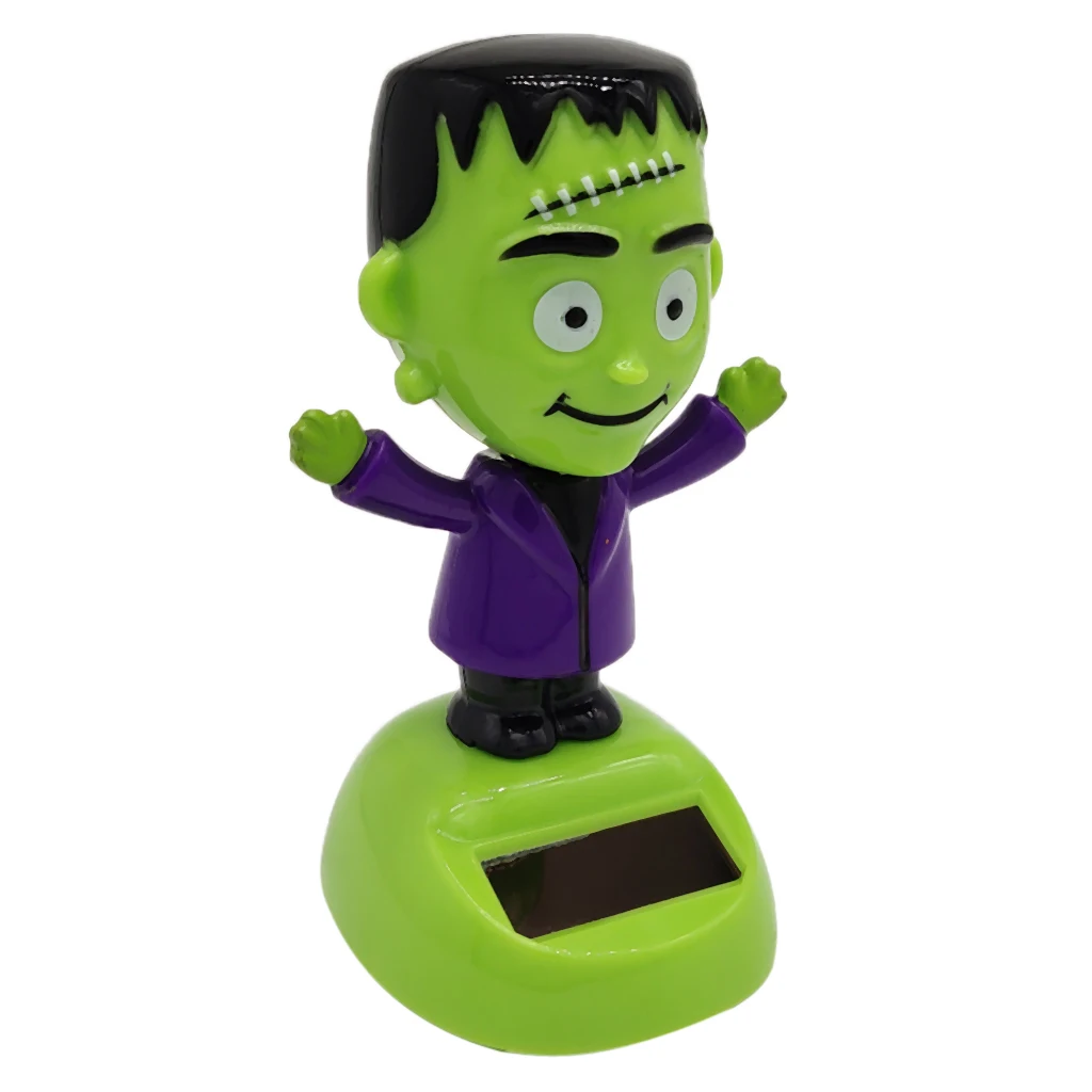 На солнечных батареях Bobbing Evil Man Figure Model Fun Solar Science Toy Bobbleheads Домашний Настольный