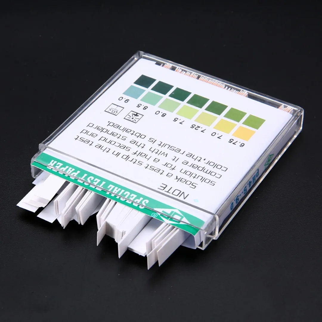 

100pcs/set Alkaline Test Papers Laboratory PH Test Indicator Strips PH4.5-9.0 Test Paper For Saliva and Urine Measuring