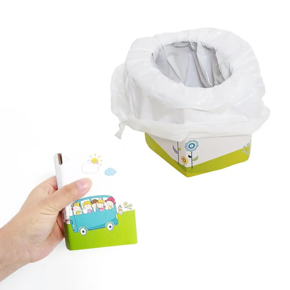 

Children's Mini Travel Collapsible Portable Toilet Kids Paper Potty Boys Girls Baby Small Toilet 5 Bags