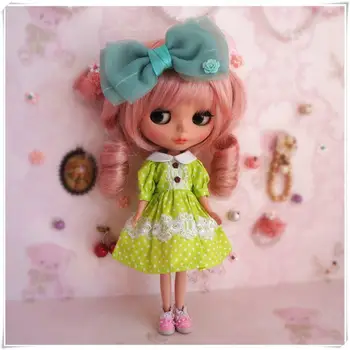 

[wamami] 92# Handmade Fluorescent Doll 3 Piece Neo Green Dress