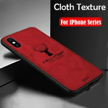 Силиконовая ткань летучая мышь ткань Чехлы с оленями для iphone 11 Pro max XR X XS чехол для телефона для iphone 7 8 plus кожа ТПУ задняя крышка coque