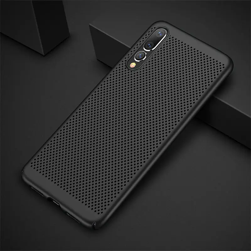 

Ultra Slim Heat Dissipate Case For Huawei Honor 9 8 6X 7X 8X 6C Pro P10 P20 Mate 20 Lite P20 Pro Y9 2019 Nova 3 3i P Smart Plus