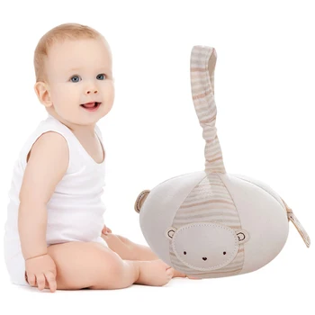 

Cute Baby Hand Grasp Rattle Ball Baby Cloth Music Sense Toy Educational Playing Ball YJS Dropship