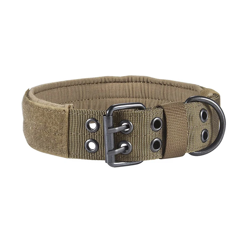 

Comfort Military Tactical Dog Training Collar Nylon Leash With Metal Buckle