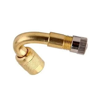 

Brass Air Tire Angled Valve Stem Extension Adapter Car Bike Motorbike Scooter 45/90/135 Degree Car Styling