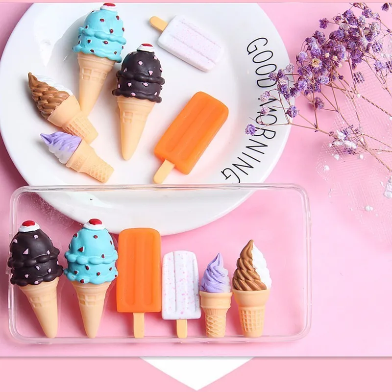 Giocattolo Gelato Finto In PVC Per Bambini - Modello Cibo Finto Per Giochi, Decorazioni Festa, Fotografie E Regali